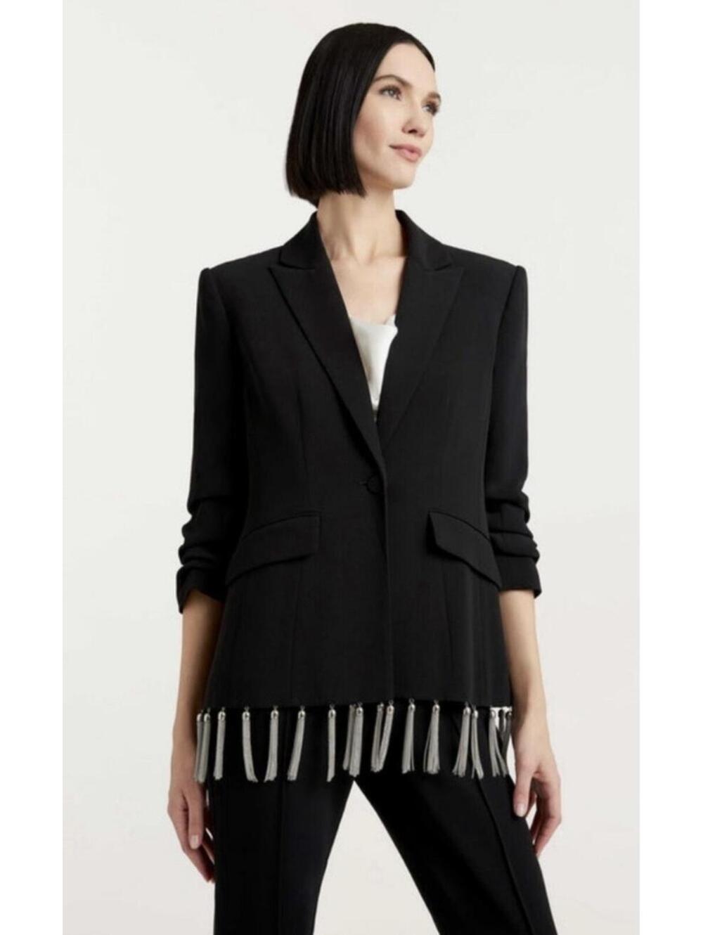 New Cinq A Sept Kaleb Blazer in Black Size 4 $695